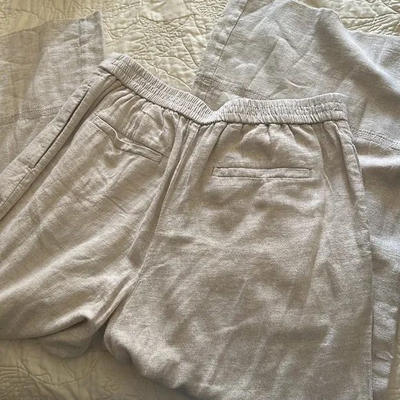 Banana Republic Linen wide leg crop - Picture 4 of 6